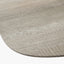 Ukiah Grey Oak Veneer and Black Metal Dining Table