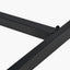 Ukiah Grey Oak Veneer and Black Metal Dining Table