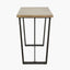Marca Sand Wash Acacia Wood and Black Metal Bar Table