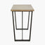Marca Sand Wash Acacia Wood and Black Metal Bar Table