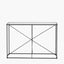 Roxy Glass and Black Metal Console Table