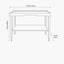 Marnie Black Wood Veneer Console Table