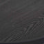 Voss Black Wood Veneer and Black Metal Coffee Table