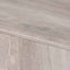 Ukiah Grey Oak Veneer and Black Metal Sideboard
