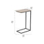 Soho Concrete Effect and Black Metal Supper Side Table
