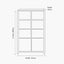 Khao Light Grey Mango Wood 2 Door 6 Niche Shelf Unit