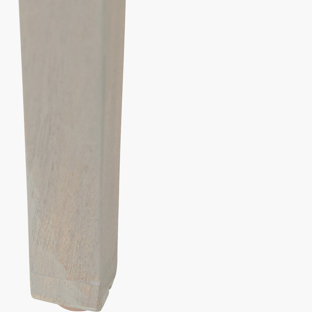 Khao Light Grey Mango Wood 1 Drawer Console Table