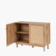 Henrik Natural Rattan 2 Door Cabinet