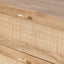 Henrik Natural Rattan 6 Drawer Unit