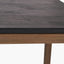 Gio Black and Natural Acacia Wood Dining Table
