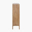 Gio Black and Natural Acacia Wood 3 Door, 2 Drawer, 2 Niche Shelf Unit