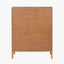 Gio Black and Natural Acacia Wood 3 Door, 2 Drawer, 2 Niche Shelf Unit