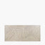 Marca Sand Wash Acacia Wood and Black Metal 8 Seater Dining Table