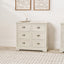 Croft Linen Pine Wood 6 Drawer Unit
