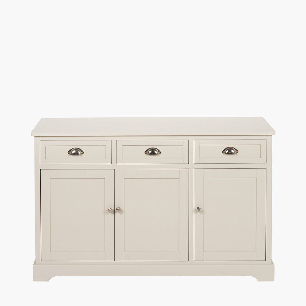 Croft Linen Pine Wood 3 Door 3 Drawer Unit