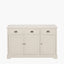 Croft Linen Pine Wood 3 Door 3 Drawer Unit