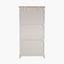 Fairford Parchment White Pine and Oak Wood 5 Shelf Unit