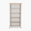 Fairford Parchment White Pine and Oak Wood 5 Shelf Unit