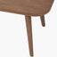 Elias Dark Ash Wood Retro Set of 2 Coffee Tables