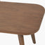 Elias Dark Ash Wood Retro Set of 2 Coffee Tables