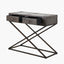 Adriano Peppercorn Leather Console Table