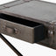 Adriano Peppercorn Leather Console Table
