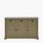 Croft Olive Pine Wood 3 Door 3 Drawer Unit