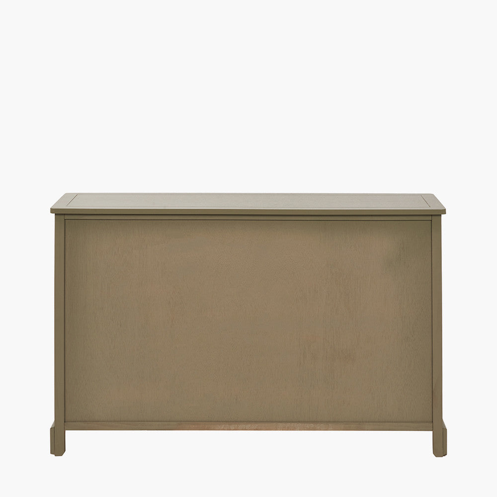 Croft Olive Pine Wood 3 Door 3 Drawer Unit