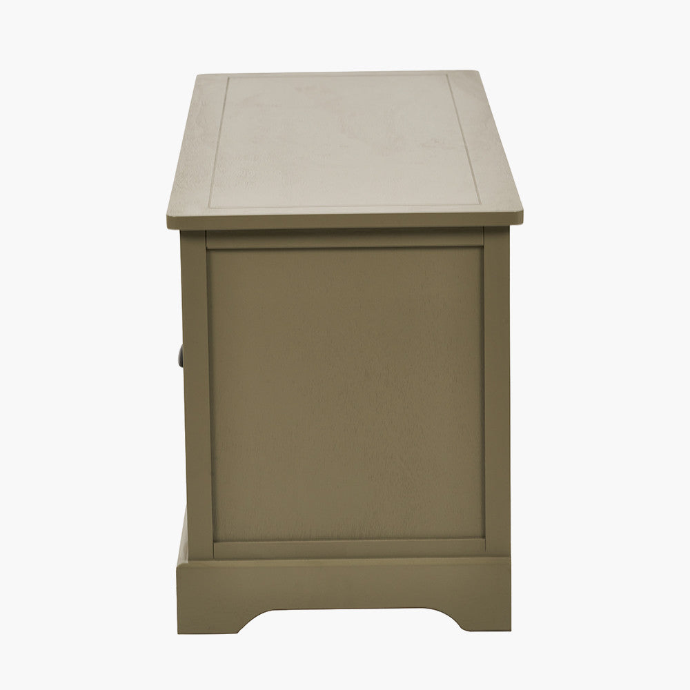 Croft Olive Pine Wood 3 Drawer Unit