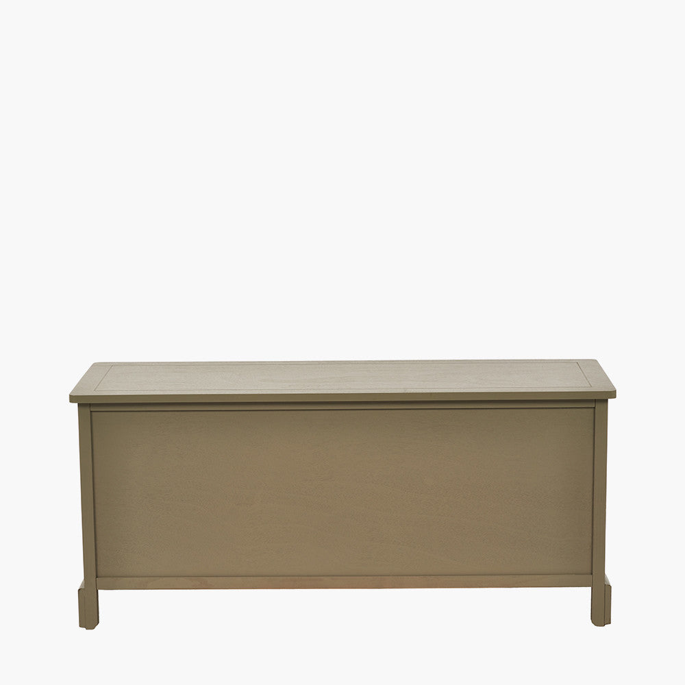 Croft Olive Pine Wood 3 Drawer Unit