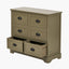 Croft Olive Pine Wood 6 Drawer Unit
