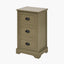 Croft Olive Pine Wood 3 Drawer Unit