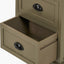 Croft Olive Pine Wood 3 Drawer Unit