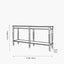 Heritage Olive Pine Wood Large Console Table
