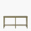 Heritage Olive Pine Wood Large Console Table