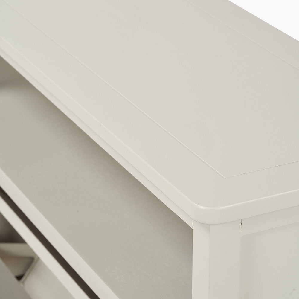 Croft Linen Pine Wood Shoe Storage Unit