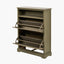 Croft Olive Pine Wood Shoe Storage Unit