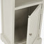 Croft Linen Pine Wood Slim 1 Door 3 Shelf Unit
