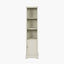 Croft Linen Pine Wood Slim 1 Door 3 Shelf Unit