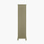 Croft Olive Pine Wood Slim 1 Door 3 Shelf Unit