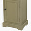 Croft Olive Pine Wood Slim 1 Door 3 Shelf Unit