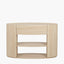 Tivoli Travertine Effect Veneer 1 Drawer Console table