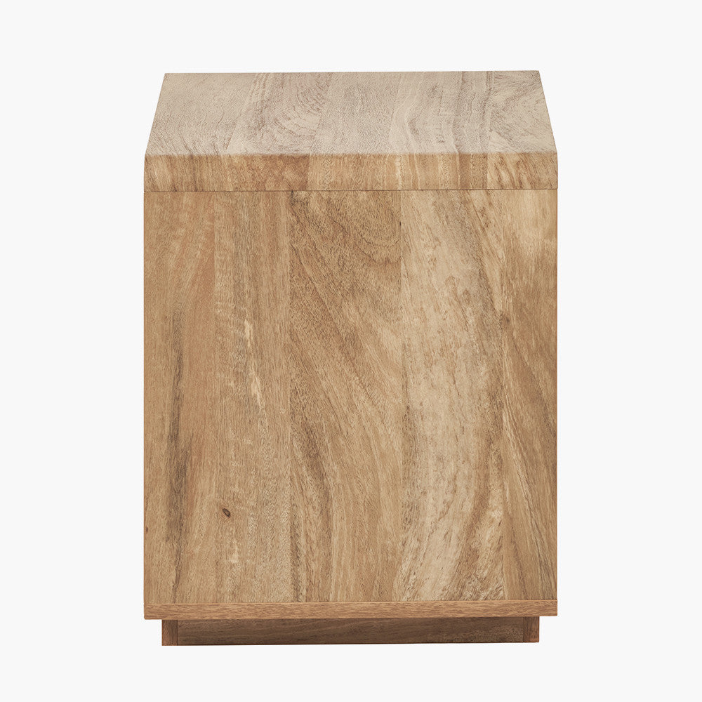 Eversley Oak Effect Veneer 2 Drawer Unit