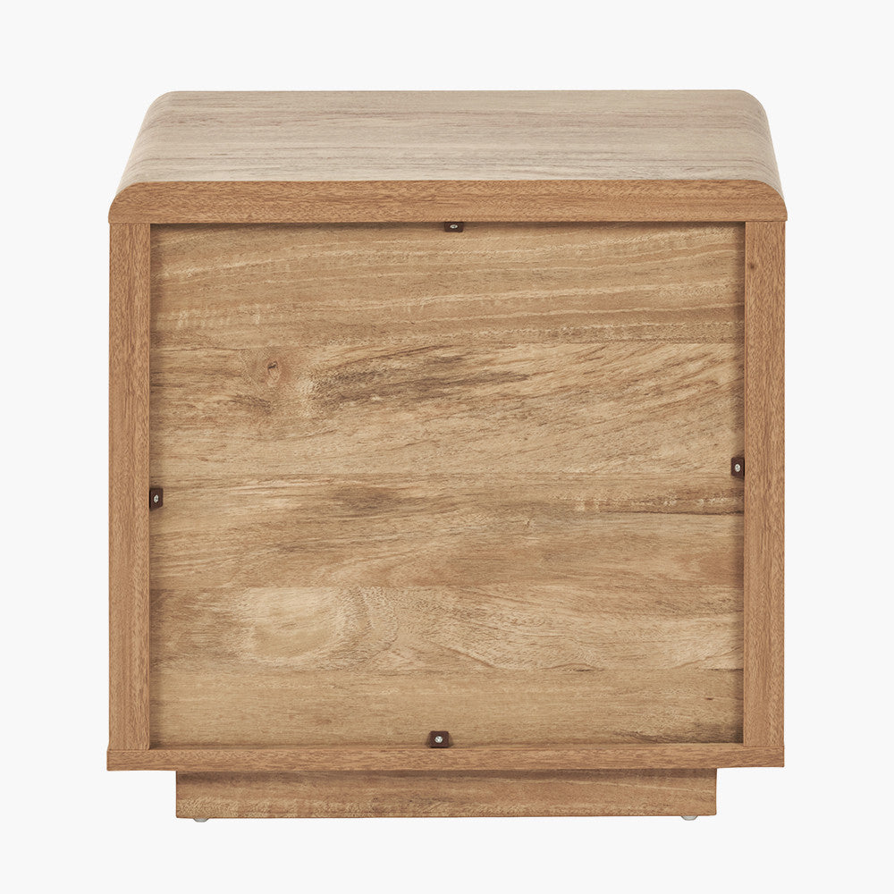 Eversley Oak Effect Veneer 2 Drawer Unit