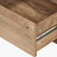 Eversley Oak Effect Veneer 2 Drawer Unit