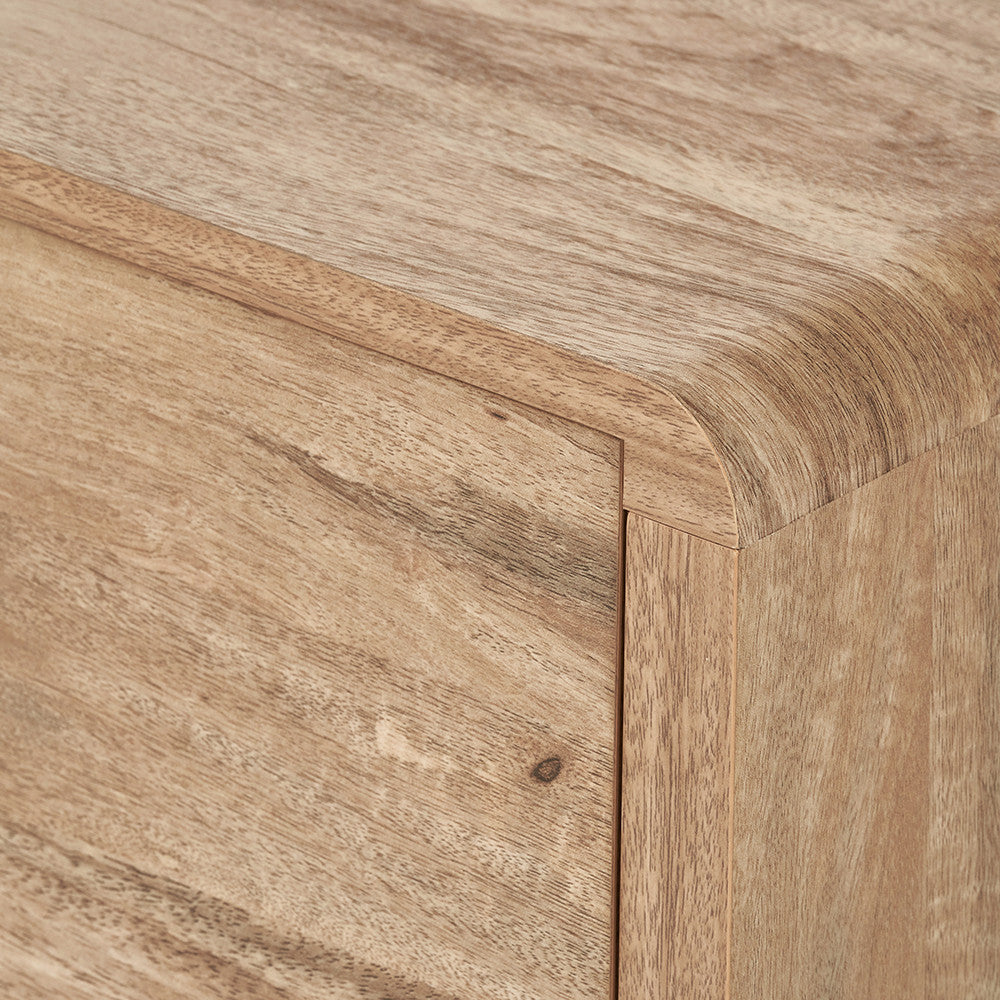 Eversley Oak Effect Veneer 2 Drawer Unit