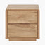 Eversley Oak Effect Veneer 2 Drawer Unit