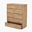 Eversley Oak Effect Veneer 5 Drawer Unit