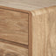 Eversley Oak Effect Veneer 5 Drawer Unit