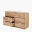 Eversley Oak Effect Veneer 6 Drawer Unit